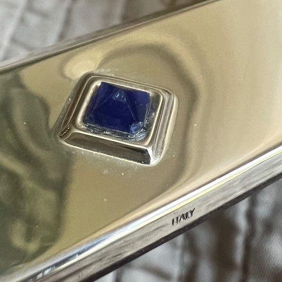 Authentic CARTIER 925 Sterling Silver Photo Frame with Elegant Wood - Picture 13 of 15